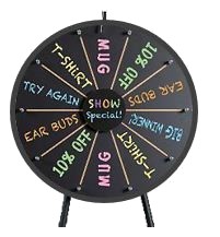 Chalkboard Prize Wheel 21" Diameter main image